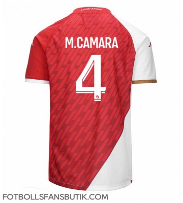 AS Monaco Mohamed Camara #4 Replika Hemmatröja 2023-24 Kortärmad